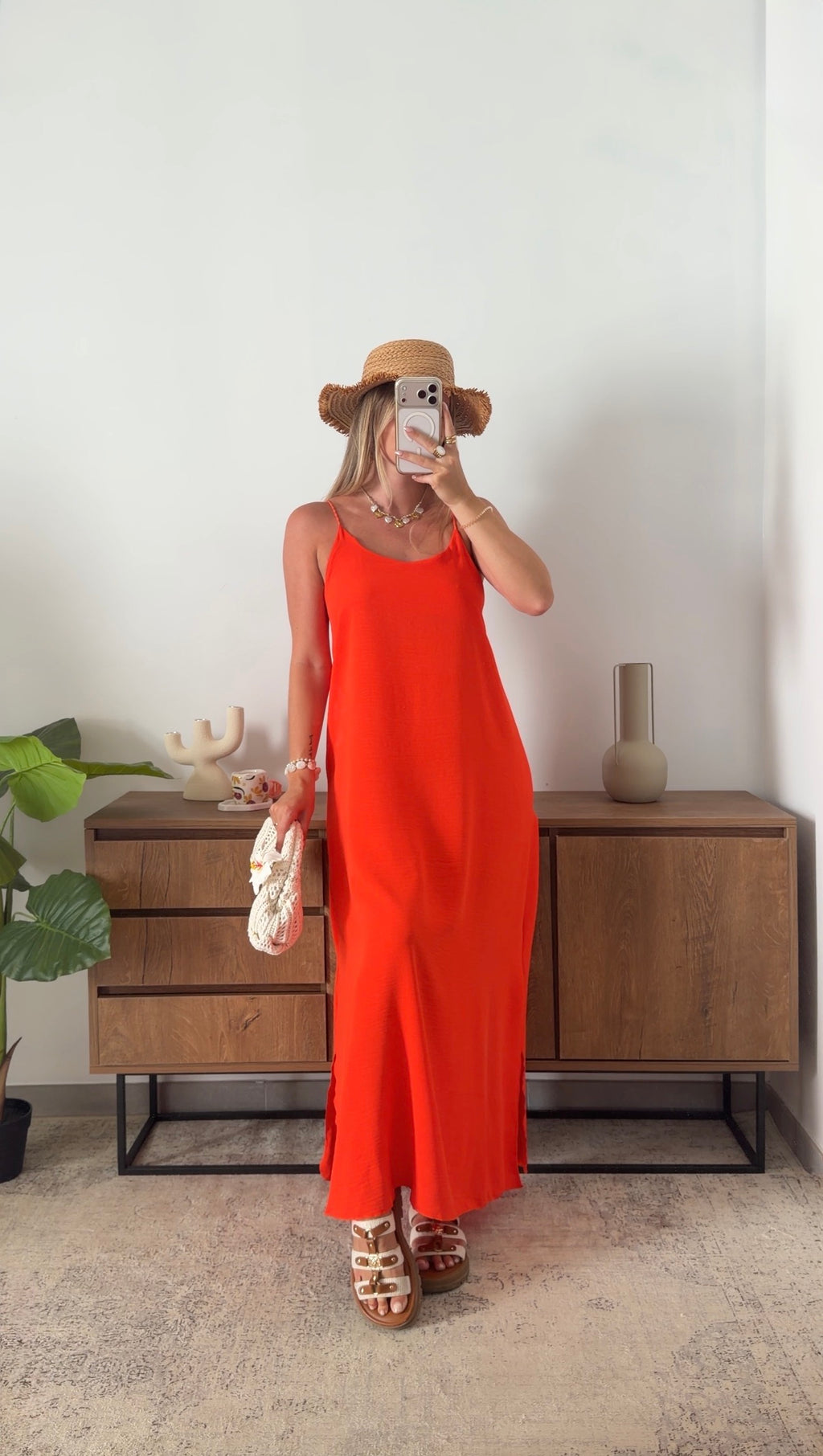 ALINE DRESS - ORANGE