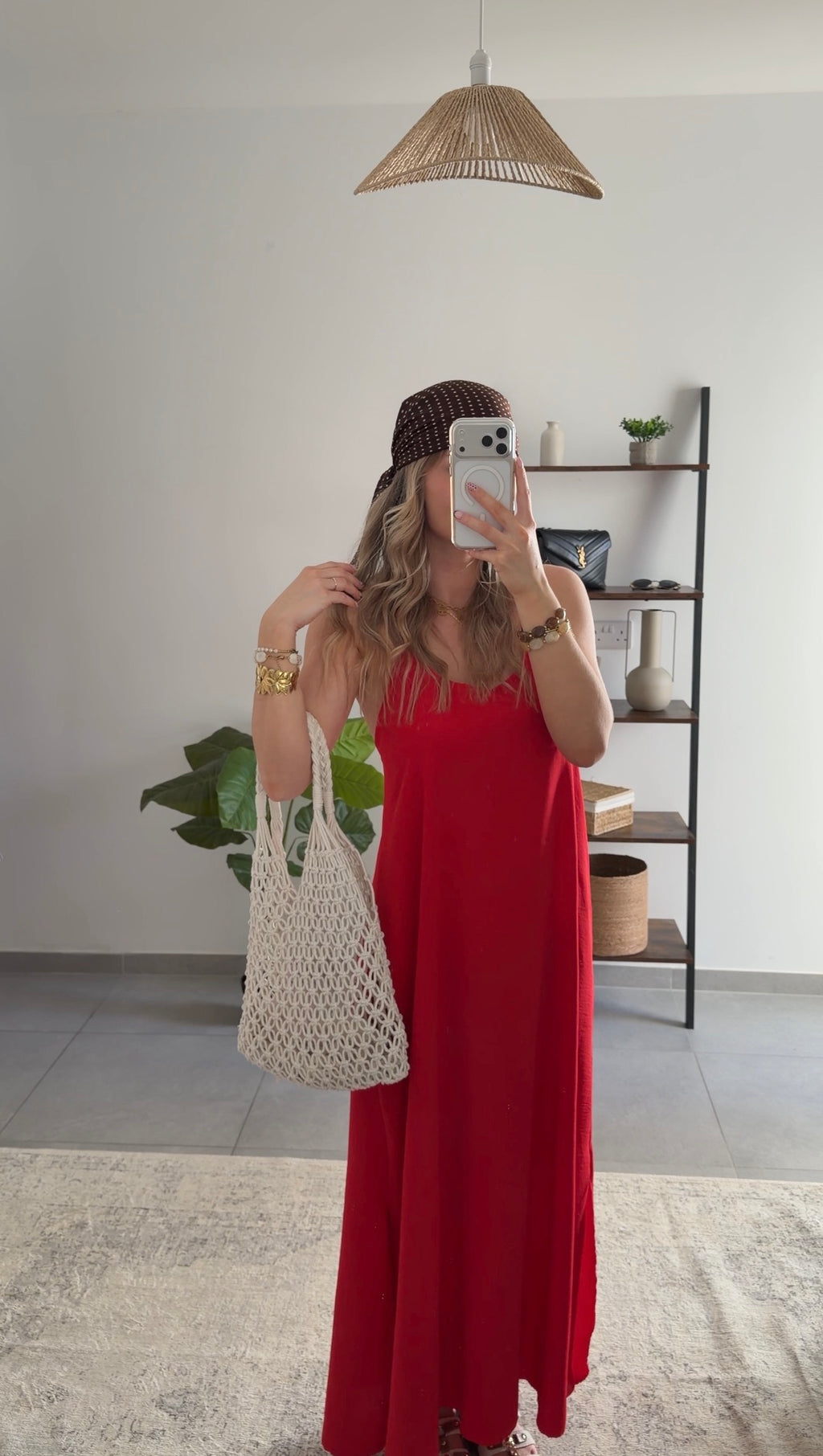 ALINE DRESS - RED
