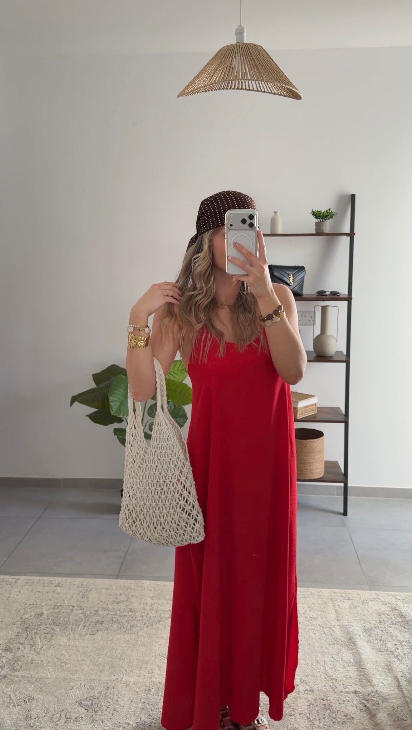 ALINE DRESS - RED