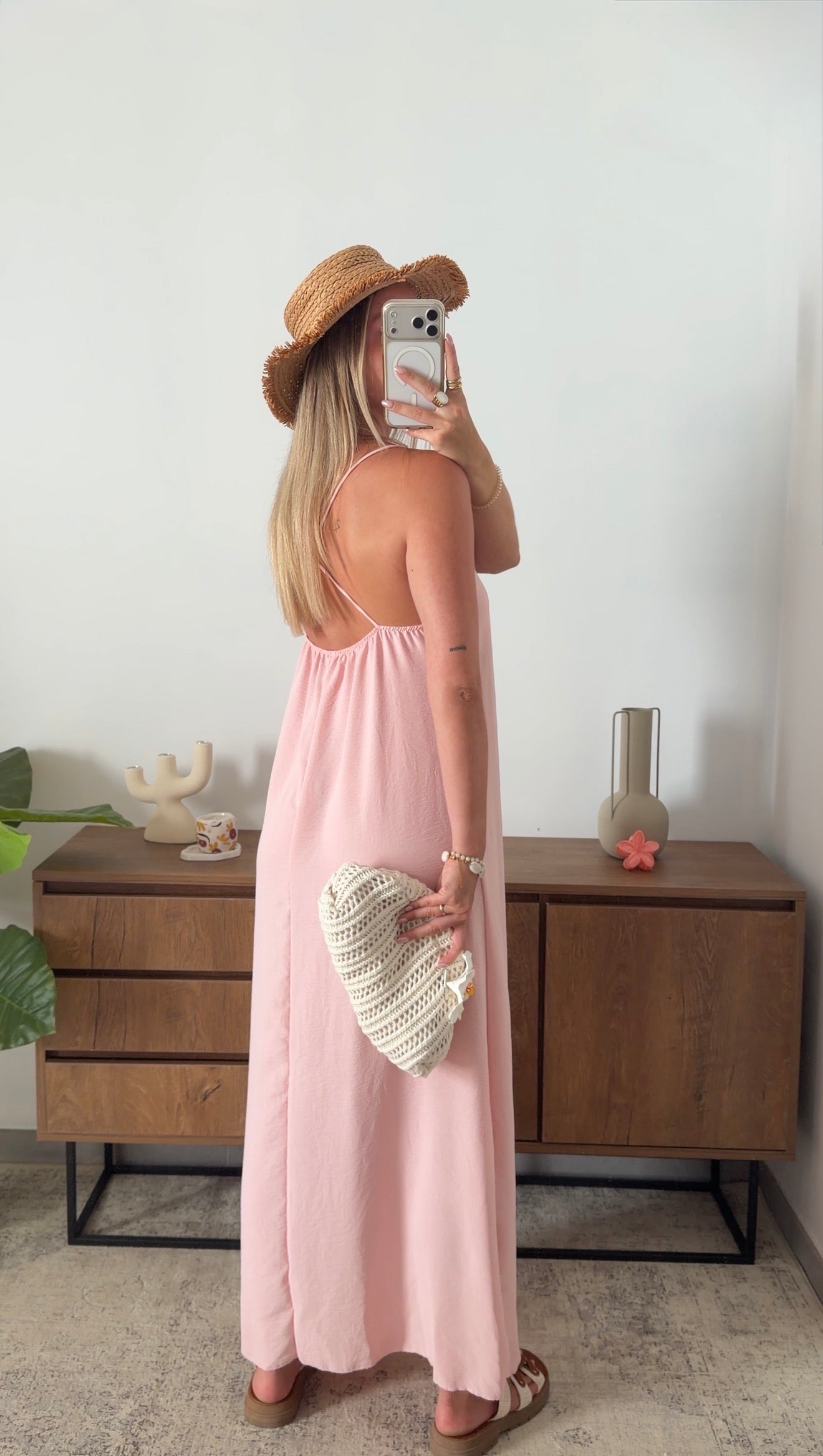 ROBE ALINE - BABY PINK
