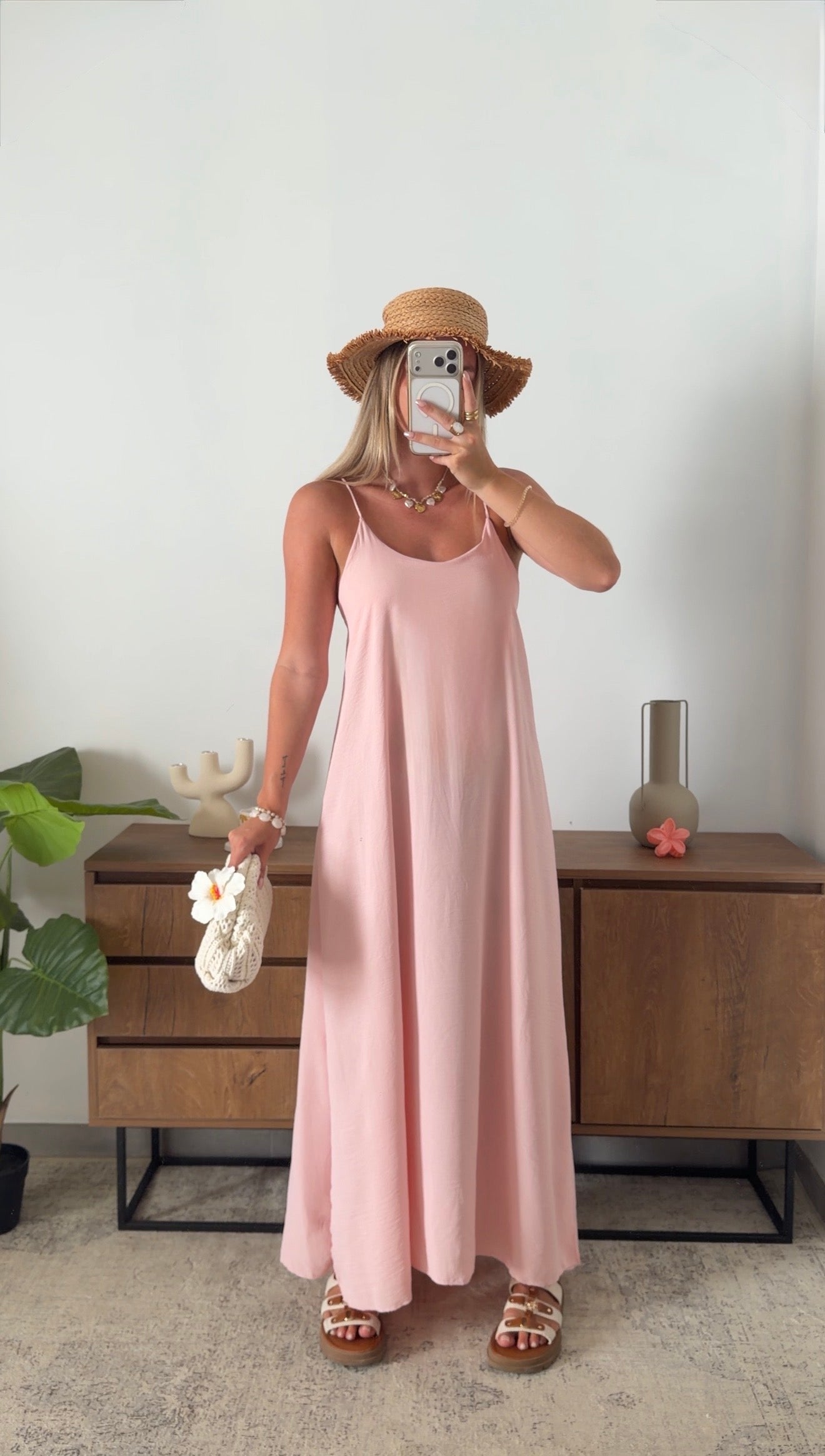 ROBE ALINE - BABY PINK