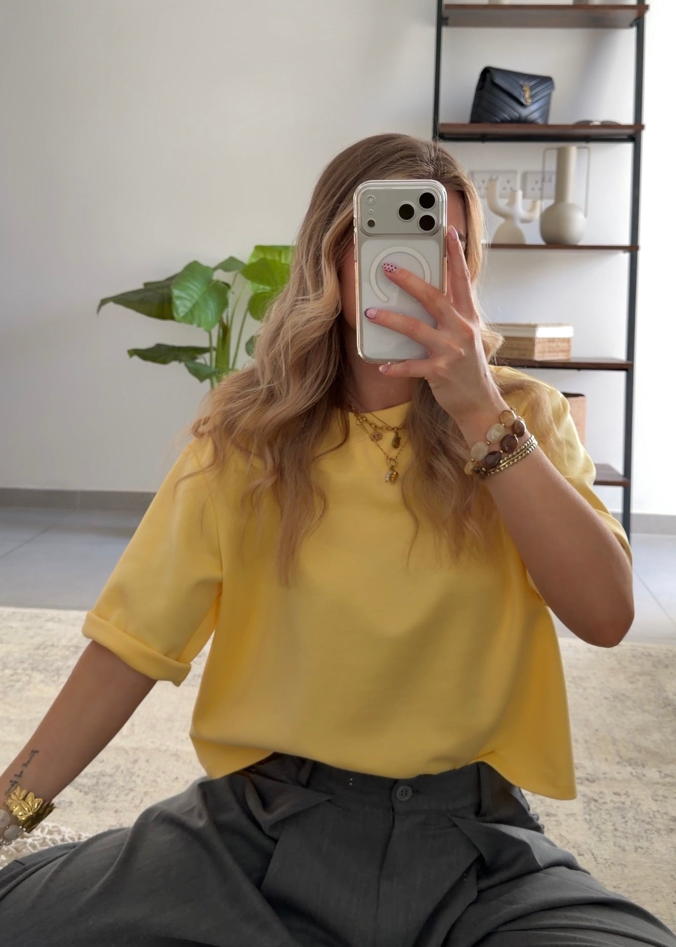 T-SHIRT GABY - JAUNE