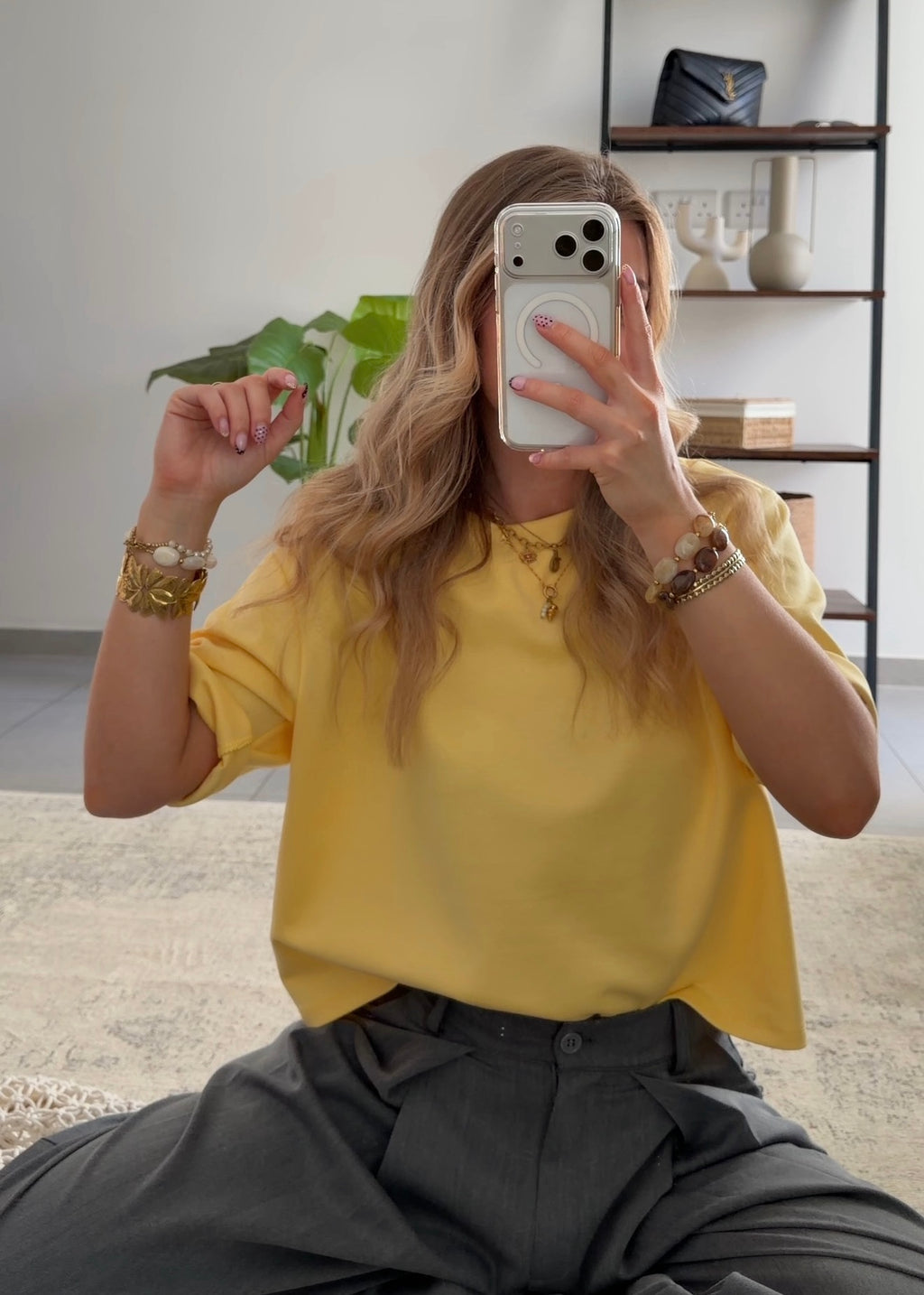 T-SHIRT GABY - JAUNE