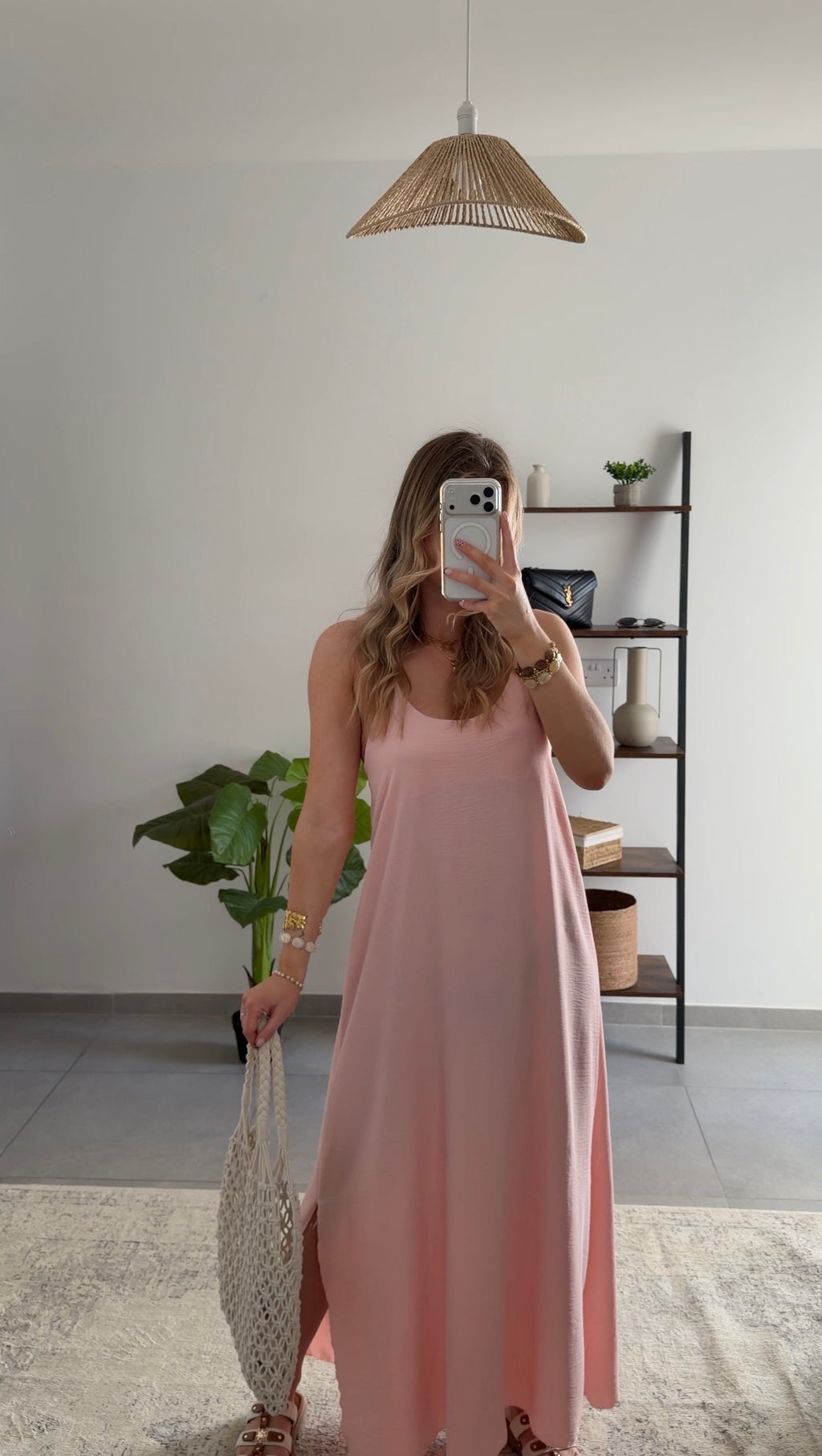 ALINE DRESS - LIGHT PINK