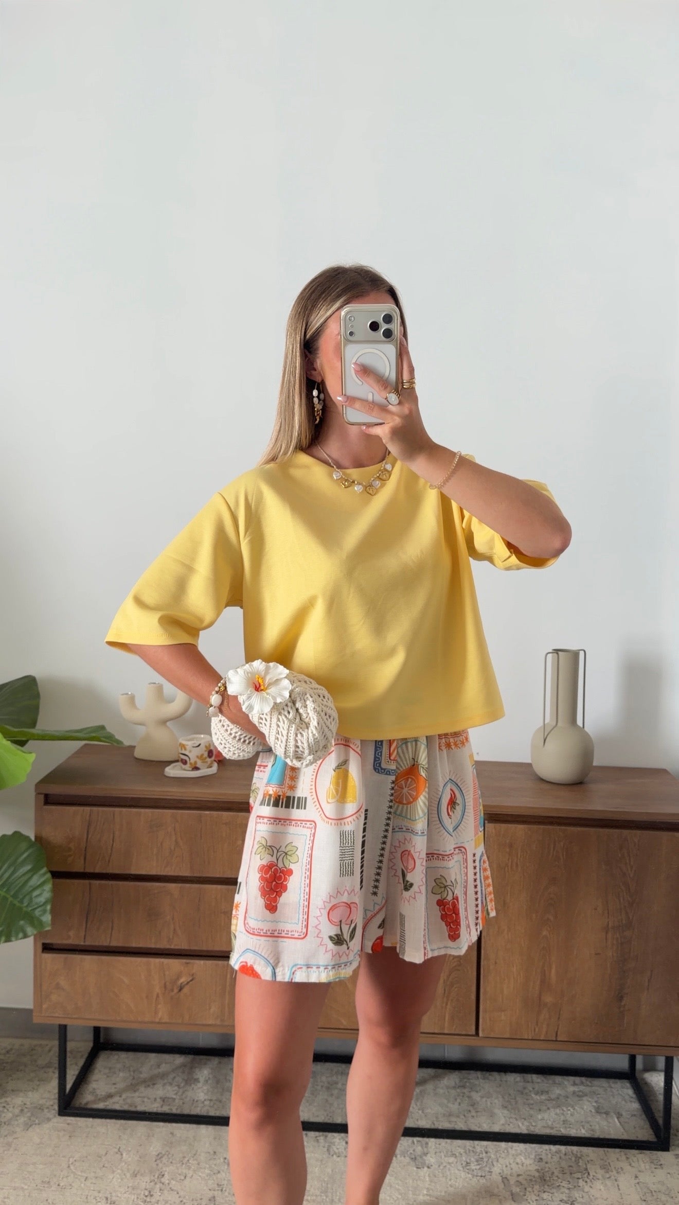 TEE-SHIRT GABY – JAUNE