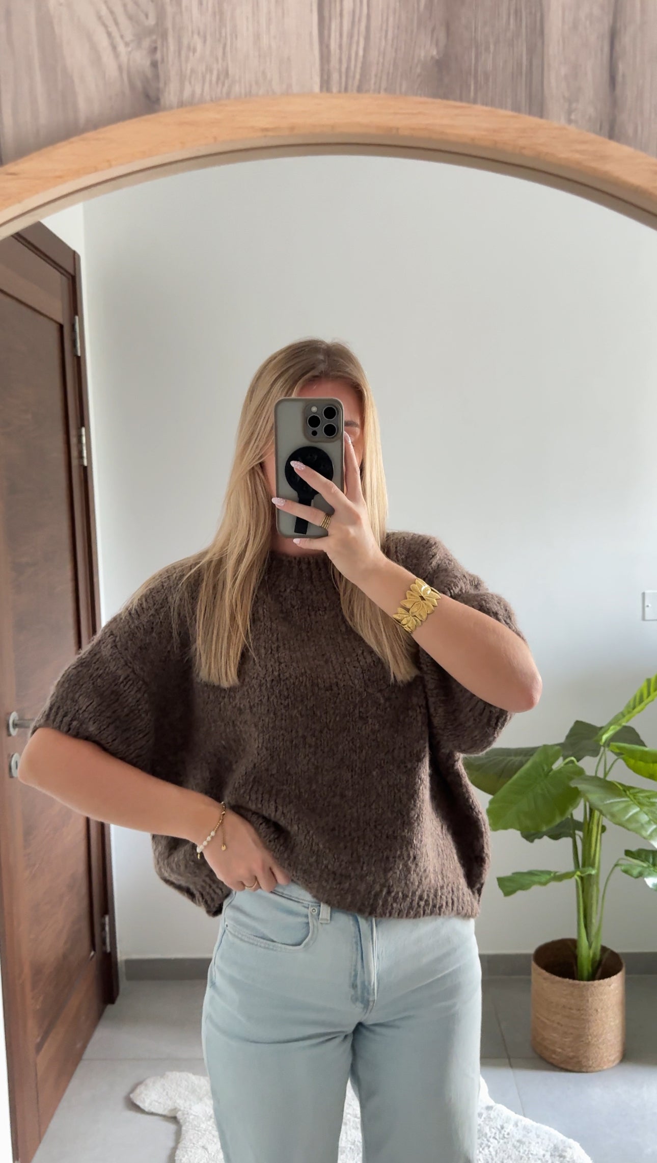 PULL LOUISON - CHOCOLAT