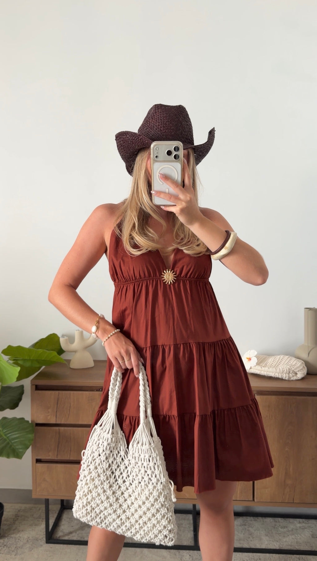 SUNNY DRESS - TERRACOTTA