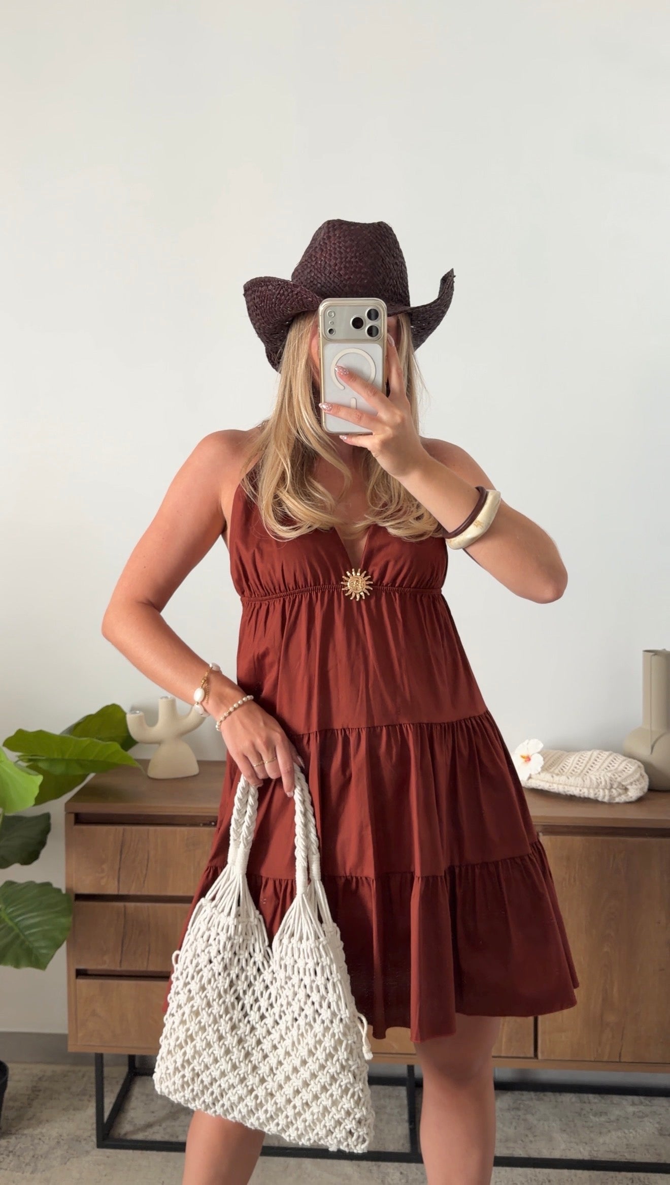 SUNNY DRESS - TERRACOTTA