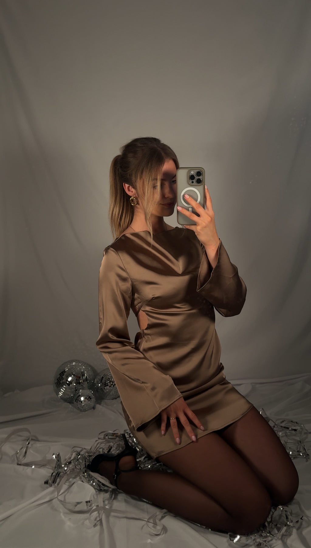 ROBE LÉONIE - MOCHA