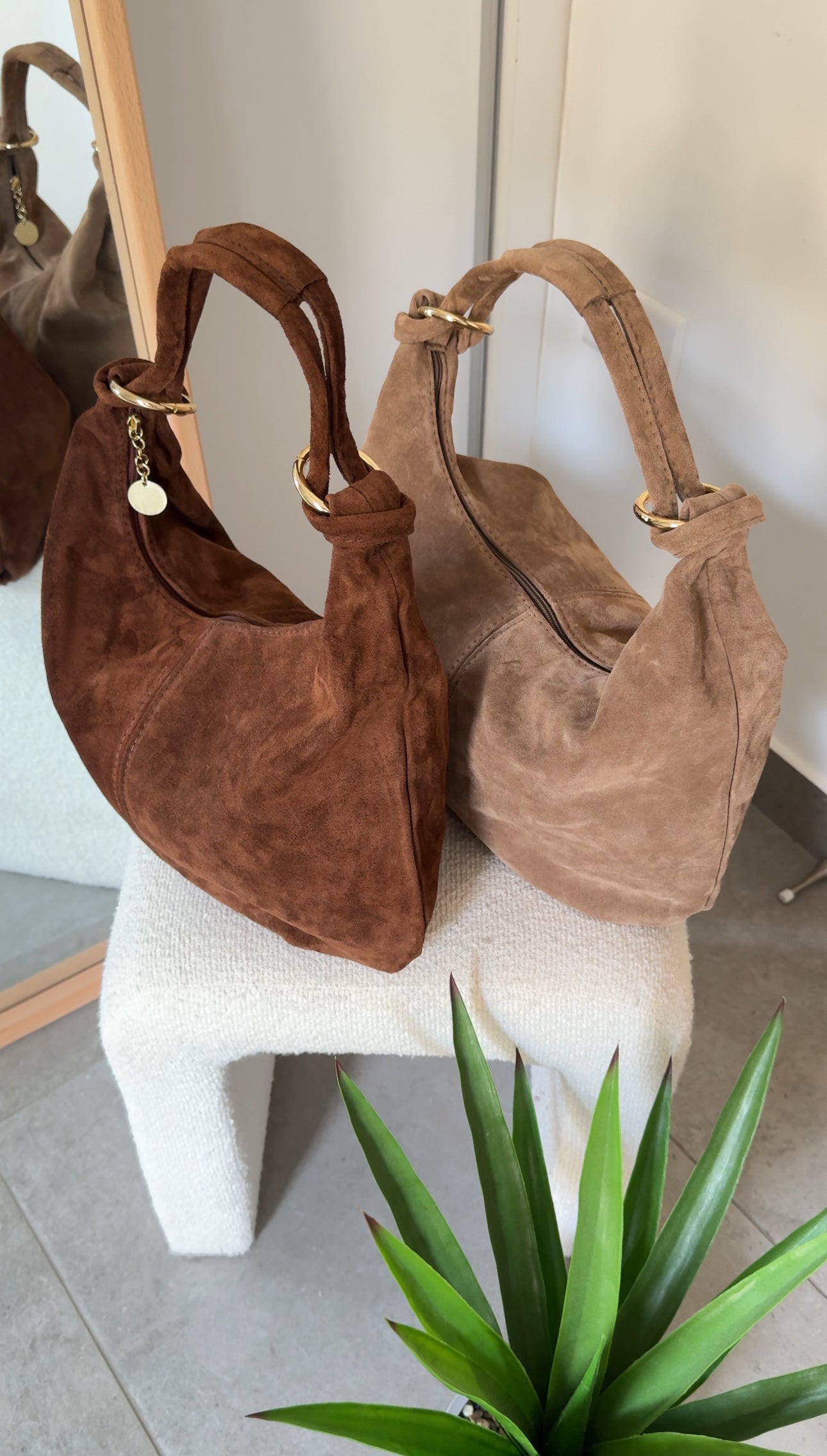 SAC 100% CUIR - MARRON