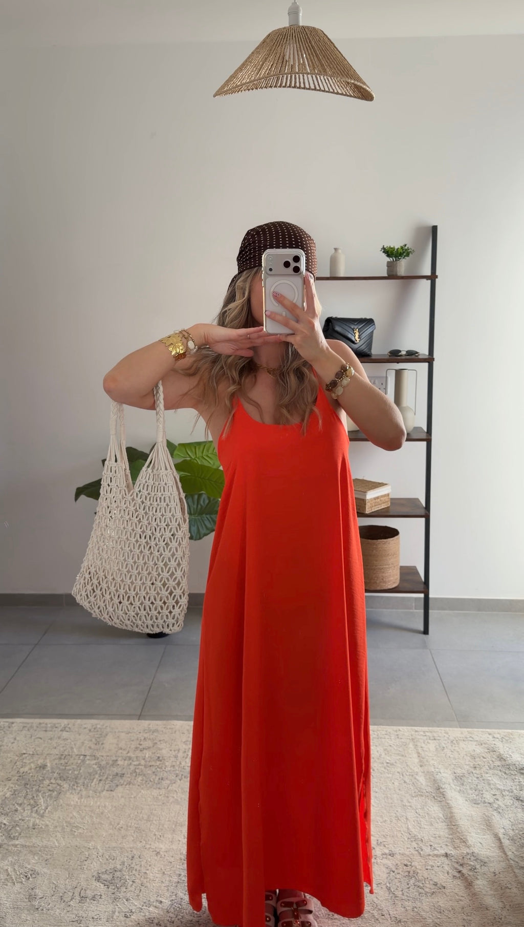 ALINE DRESS - ORANGE