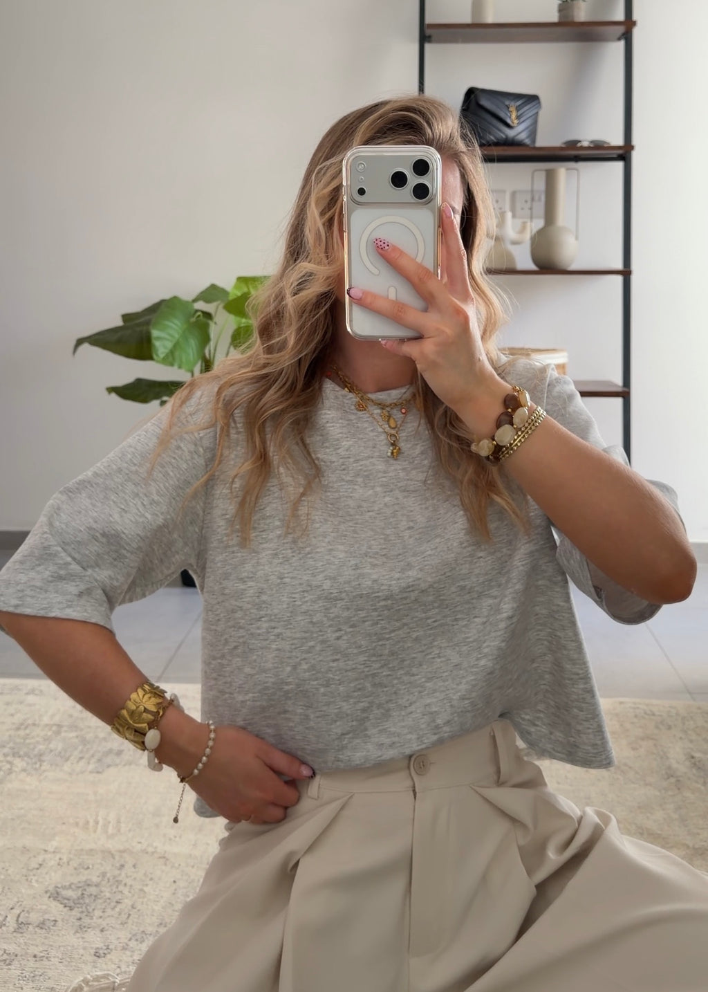 GABY T-SHIRT - GREY