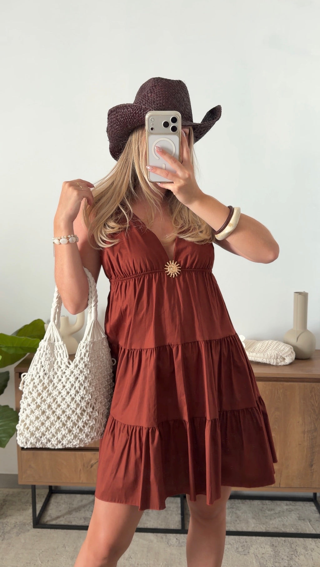 SUNNY DRESS - TERRACOTTA