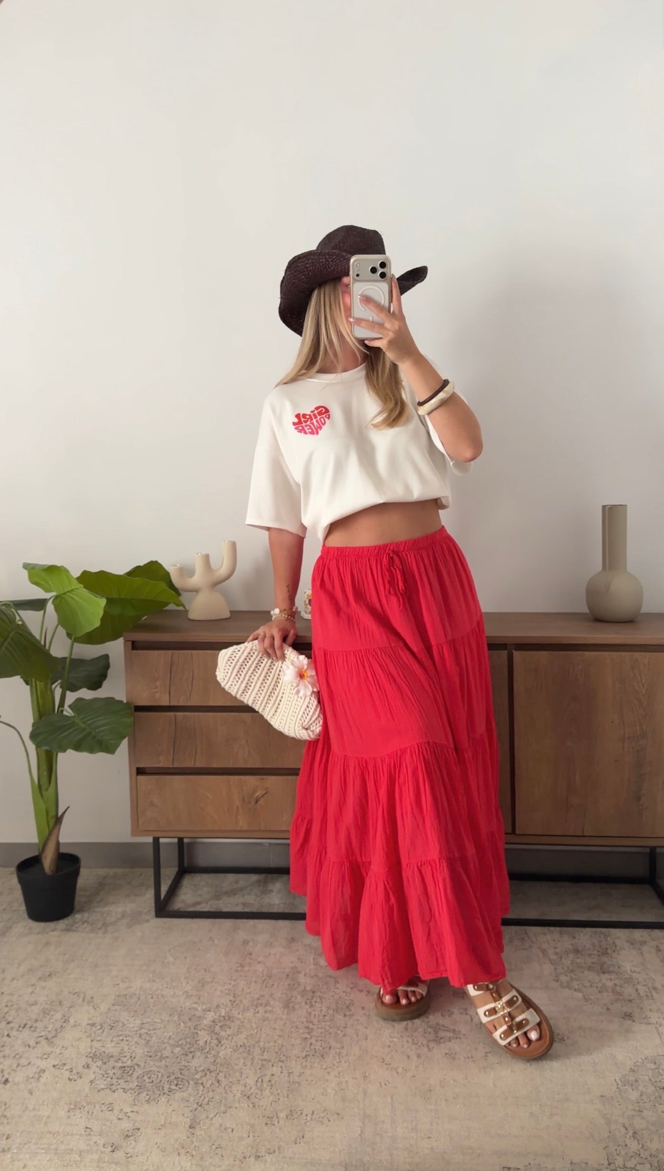 ELISA SKIRT - RED