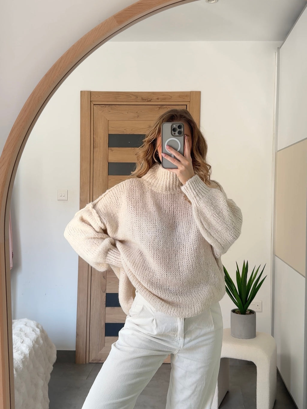PULL NINA - BEIGE