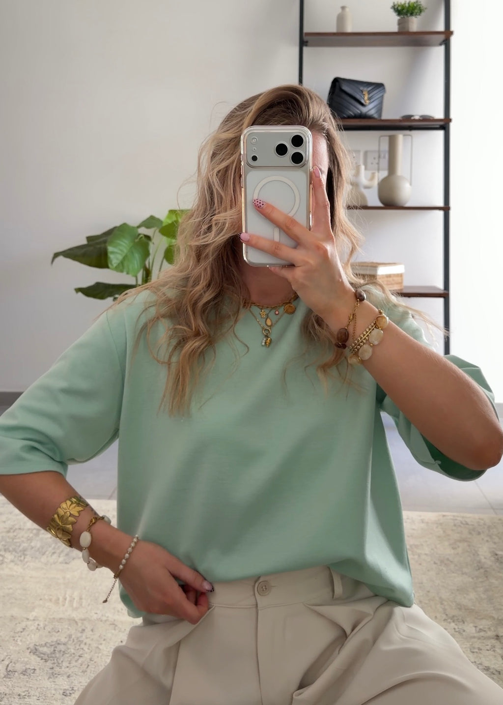 T-SHIRT GABY - VERT D'EAU