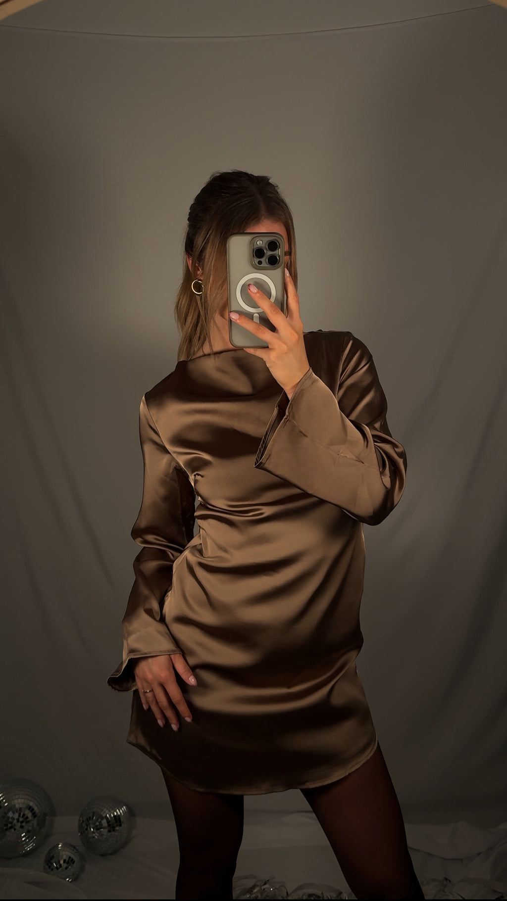 ROBE LÉONIE - MOCHA