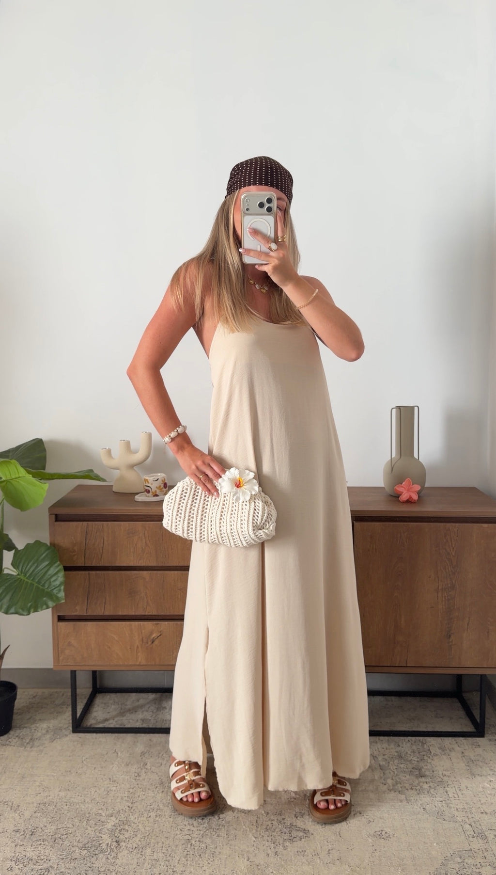 ALINE DRESS - BEIGE