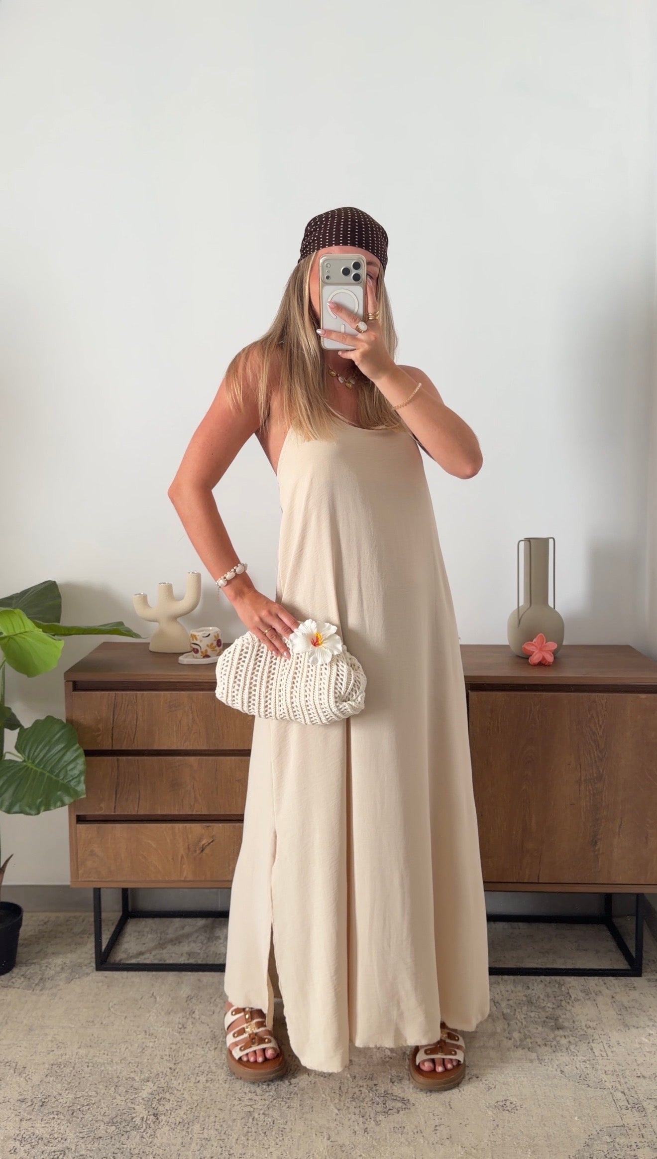 ROBE ALINE - BEIGE