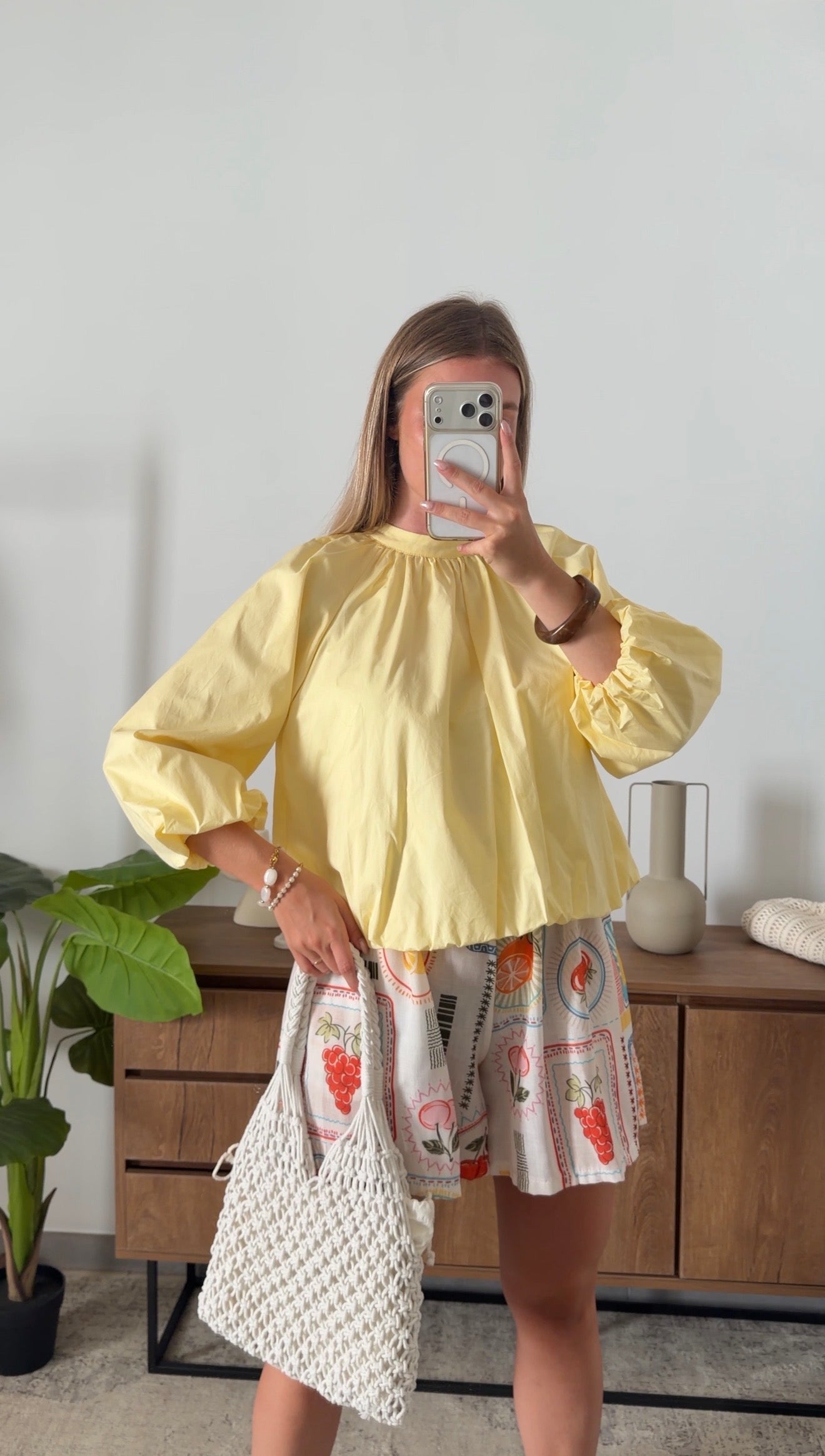 LOLA BLOUSE – YELLOW