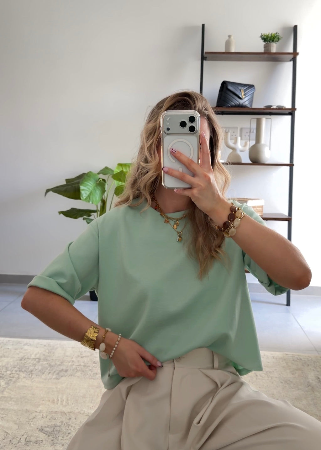 T-SHIRT GABY - VERT D'EAU