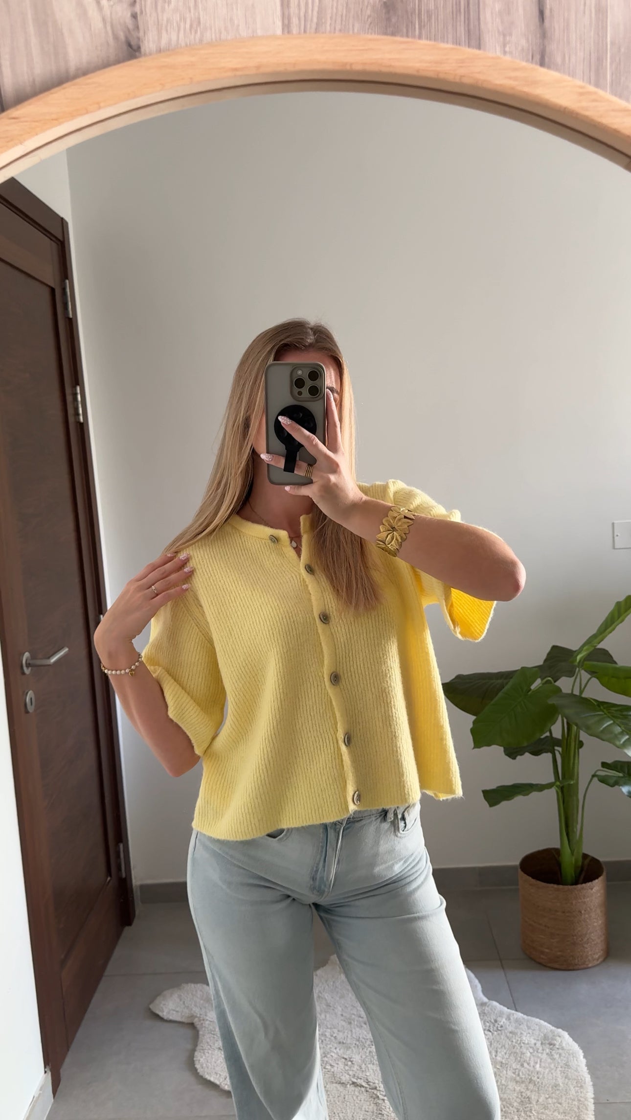 CARDIGAN ALMA - JAUNE