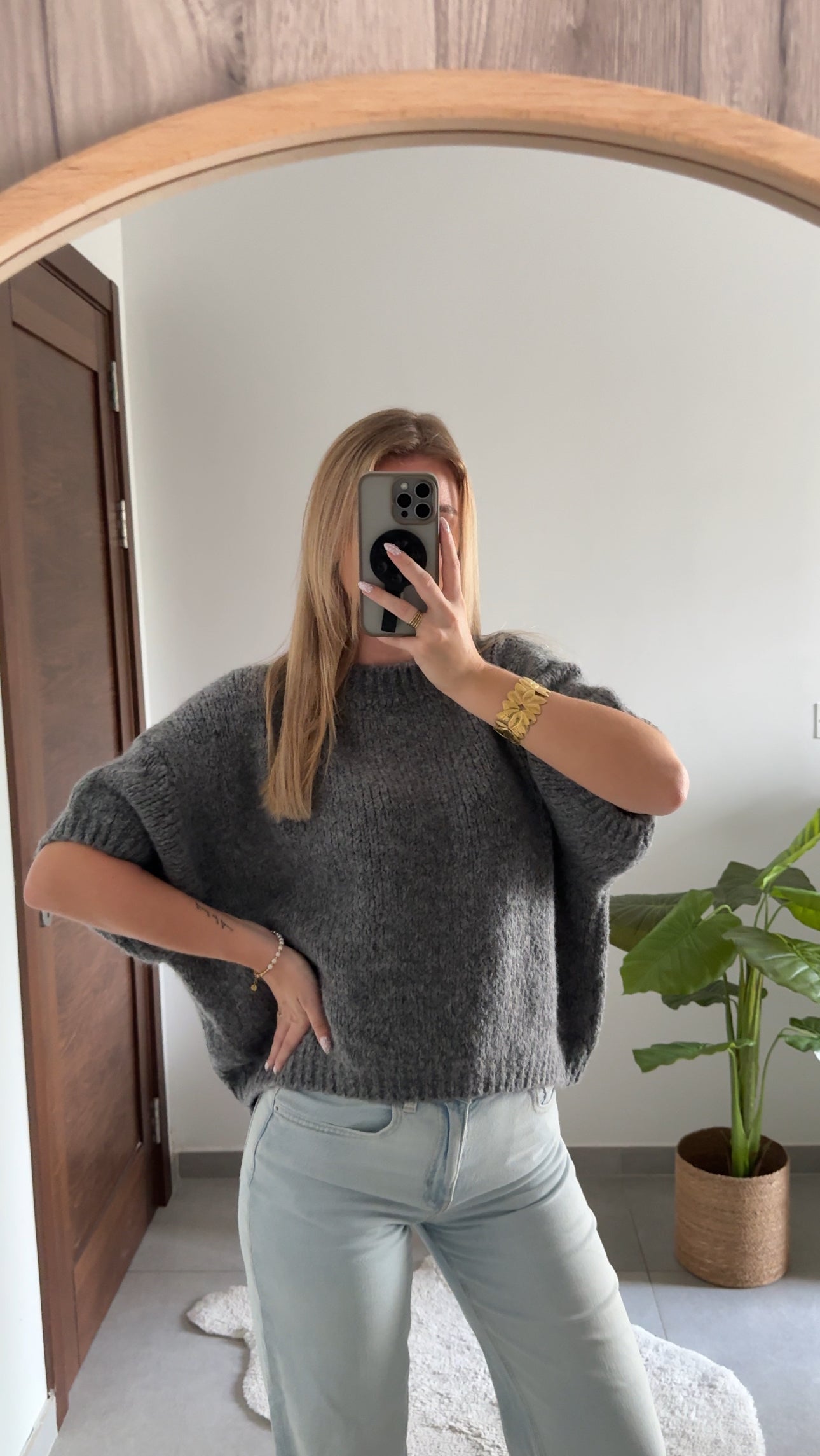 PULL LOUISON - GRIS