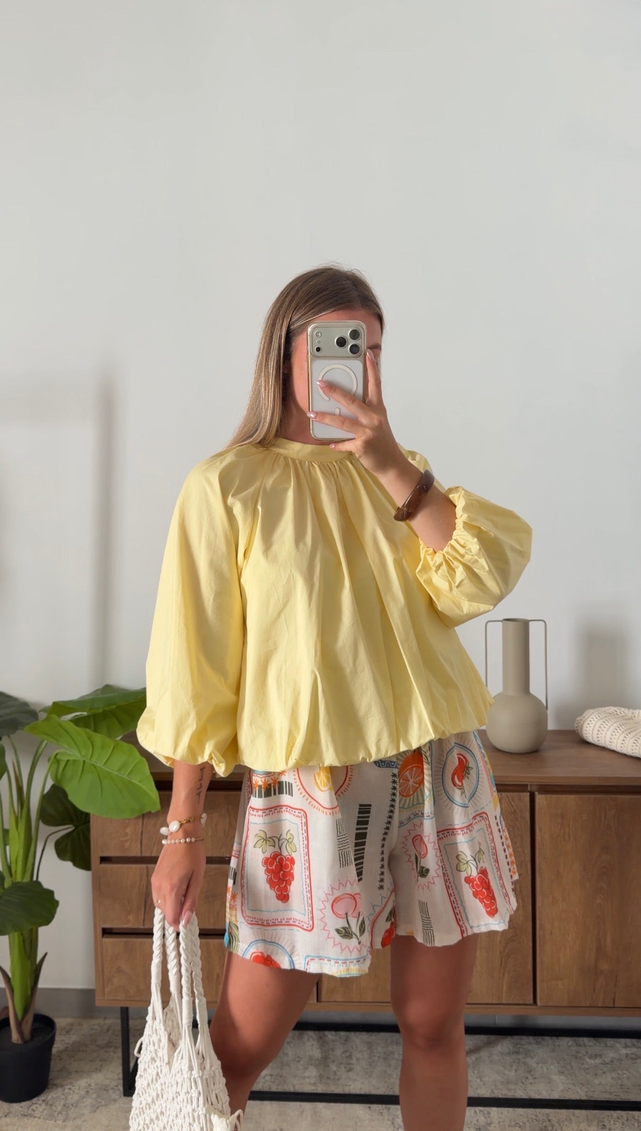 LOLA BLOUSE – YELLOW