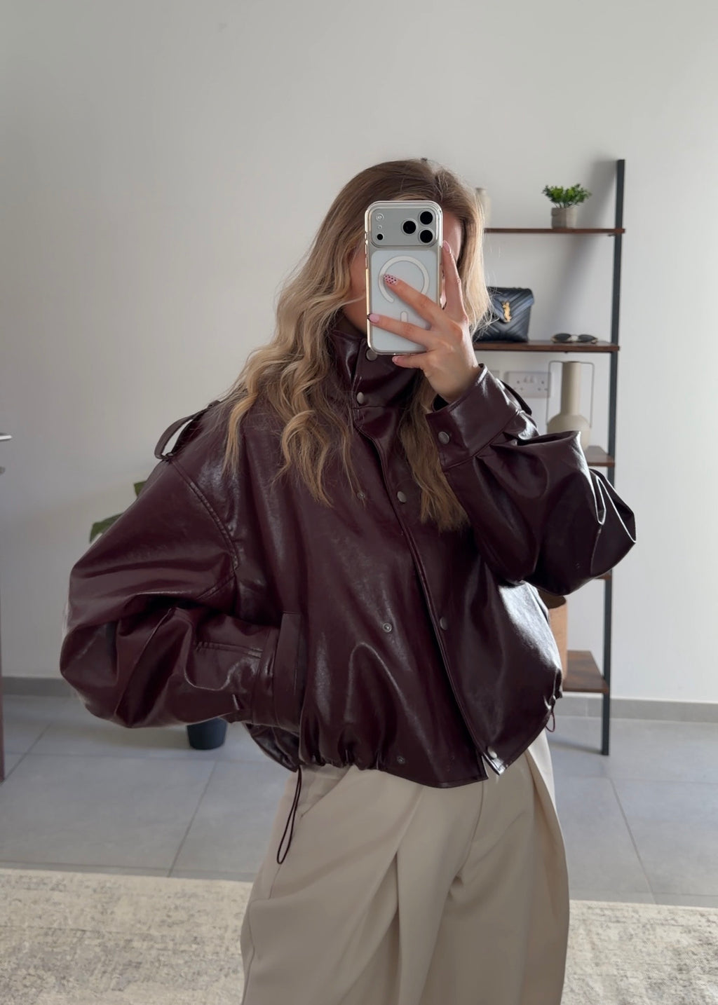 VESTE APRIL - BURGUNDY