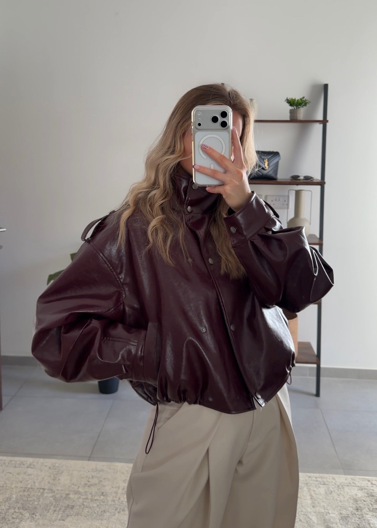 VESTE APRIL - BURGUNDY