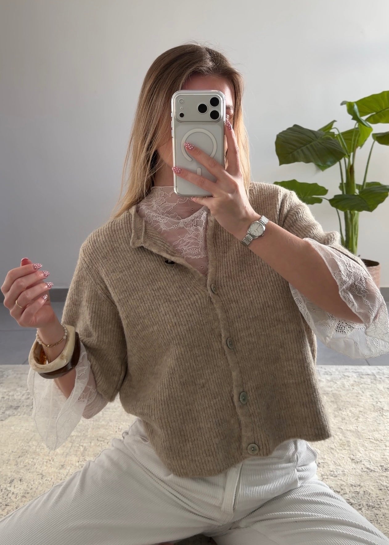 ALMA CARDIGAN - BEIGE