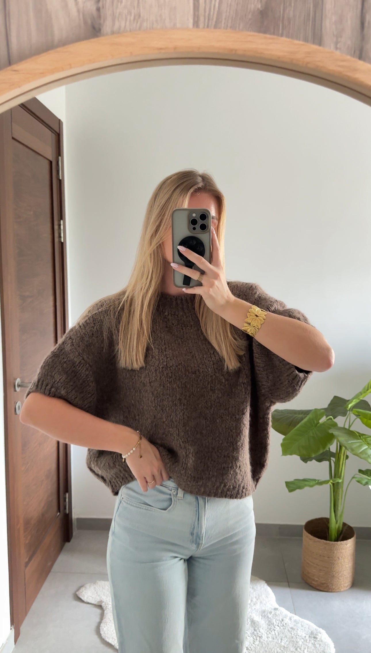 PULL LOUISON - CHOCOLAT