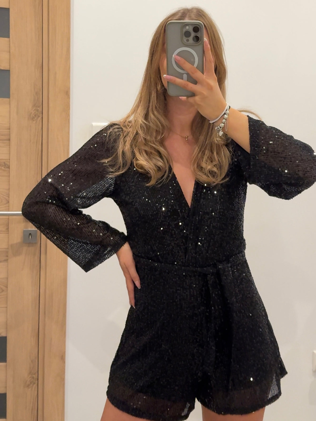 CLARISSE PLAYSUIT - BLACK