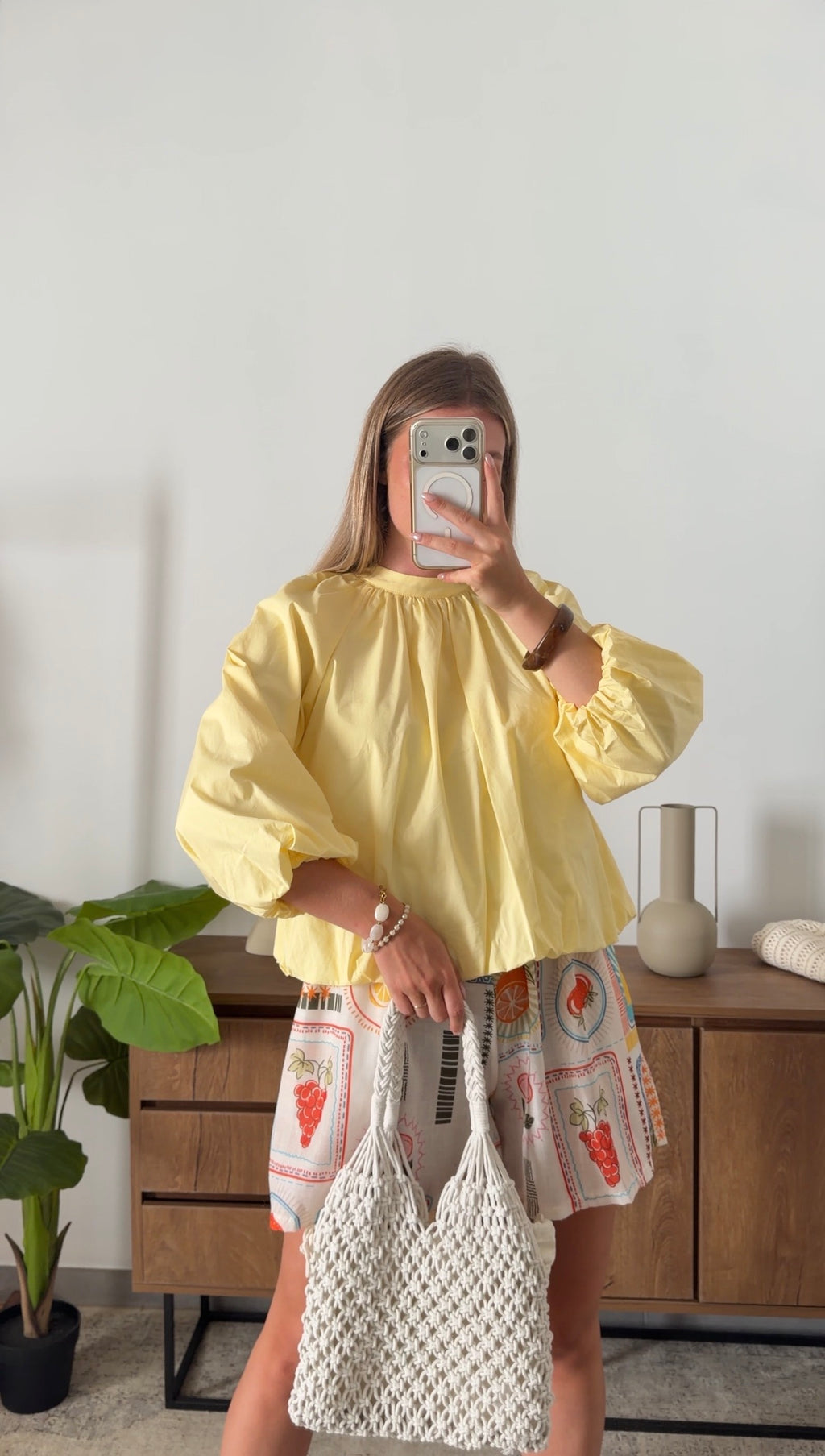 LOLA BLOUSE – YELLOW