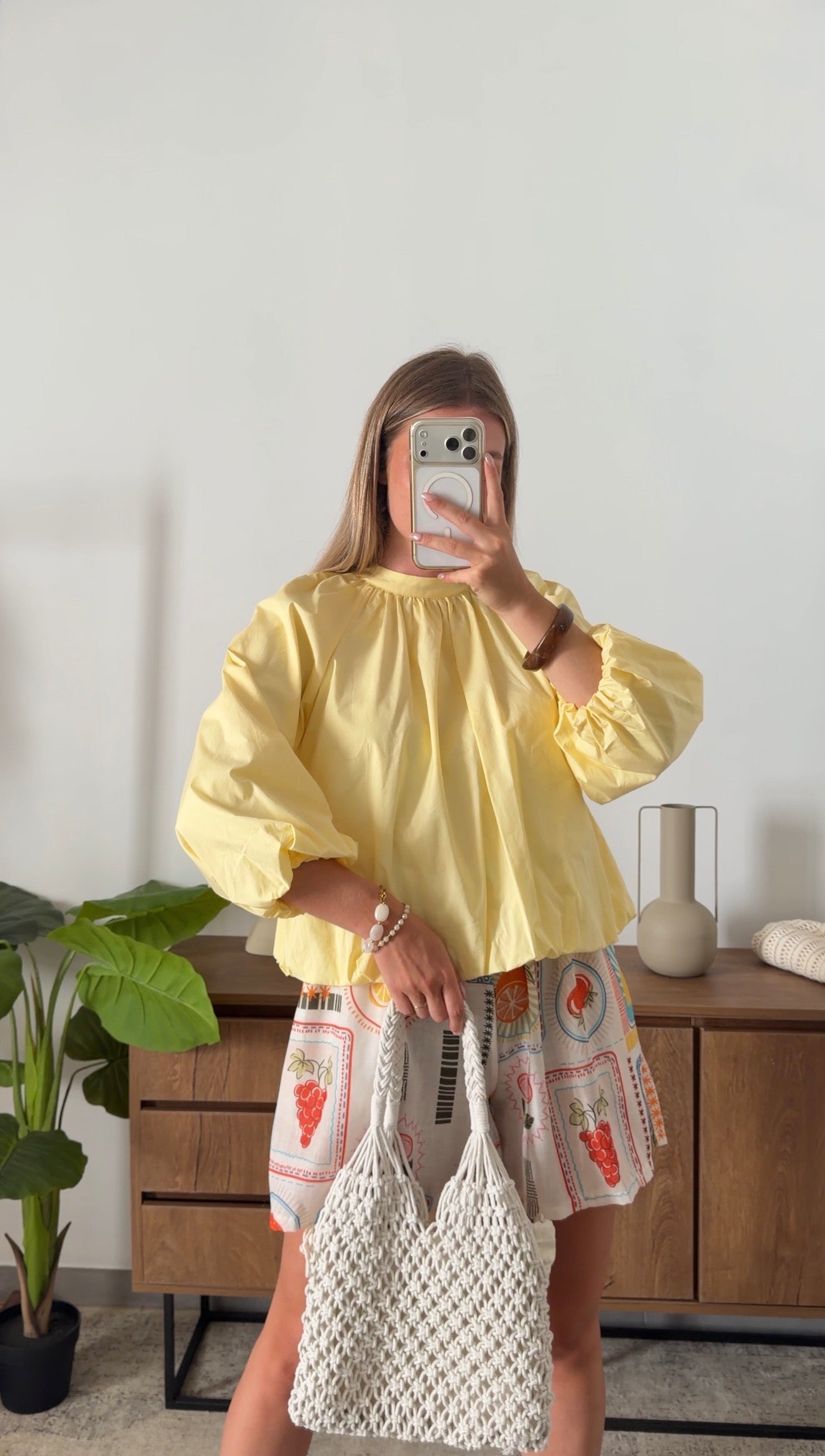 LOLA BLOUSE – YELLOW