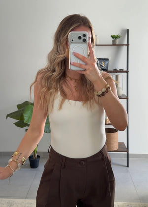 MAÉ BODYSUIT – BEIGE
