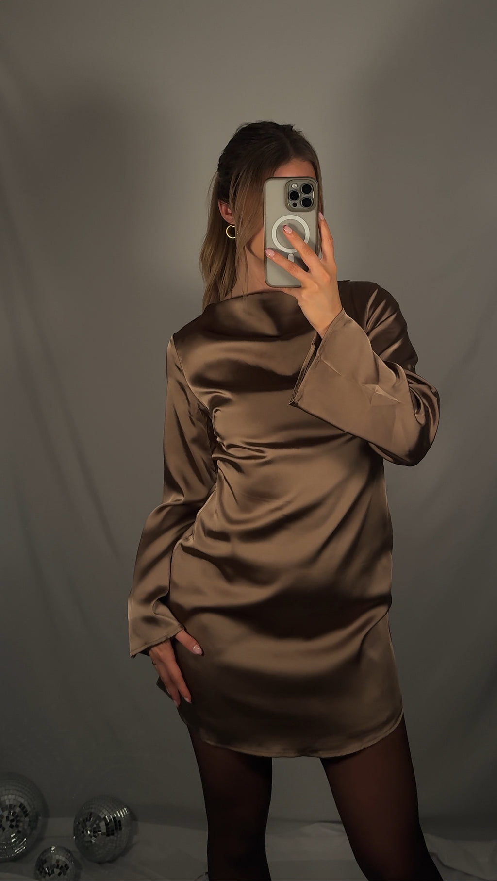 ROBE LÉONIE - MOCHA
