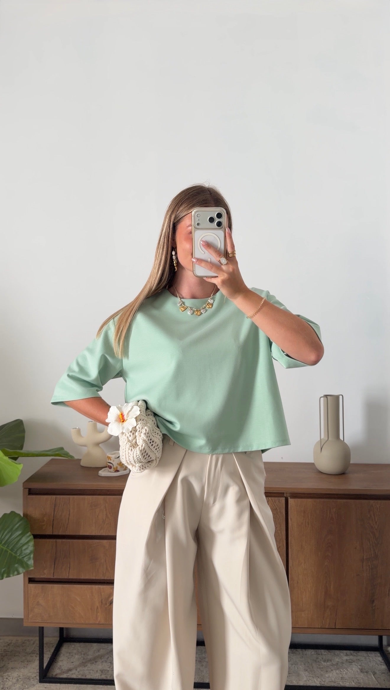 TEE-SHIRT GABY – VERT D'EAU