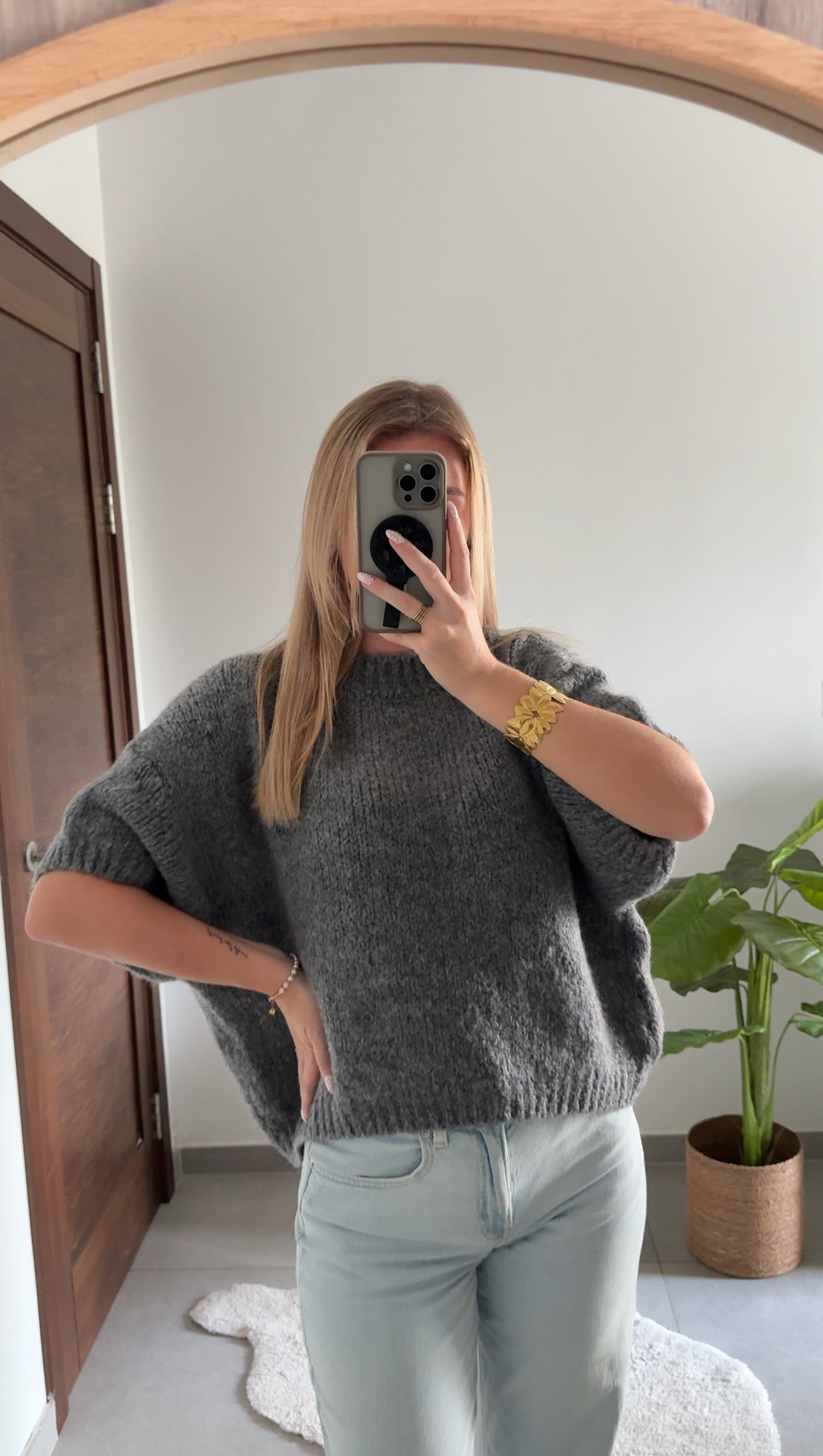 PULL LOUISON - GRIS