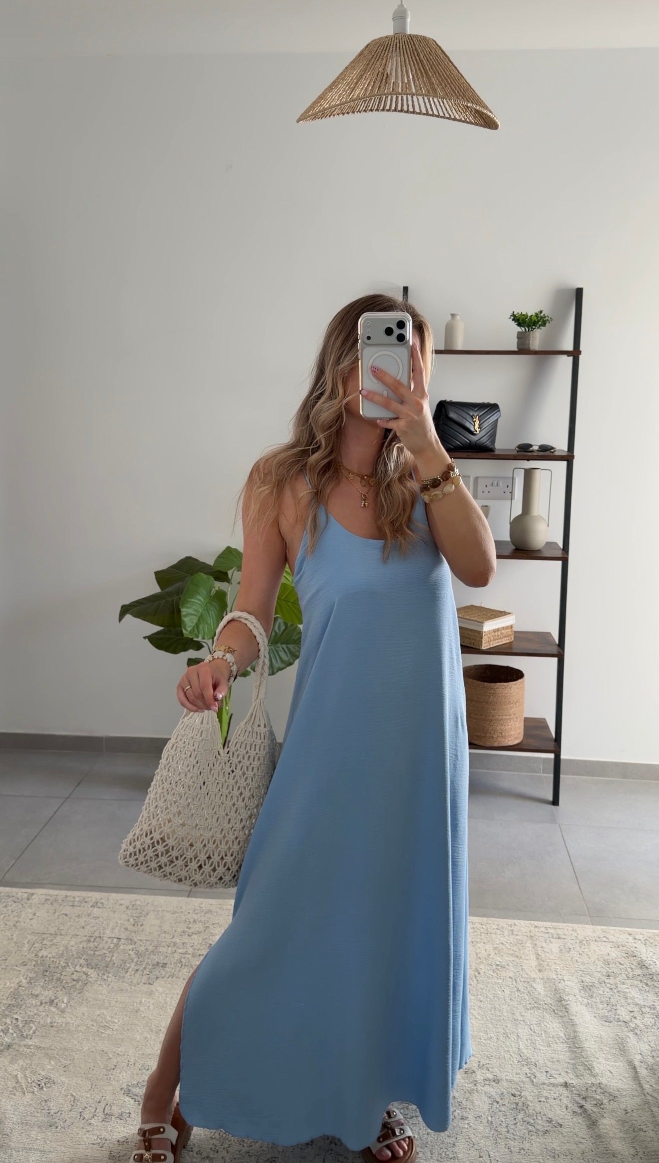 ALINE DRESS - LIGHT BLUE Hello Sunset Clothes ALINE DRESS - LIGHT BLUE Hello Sunset Clothes