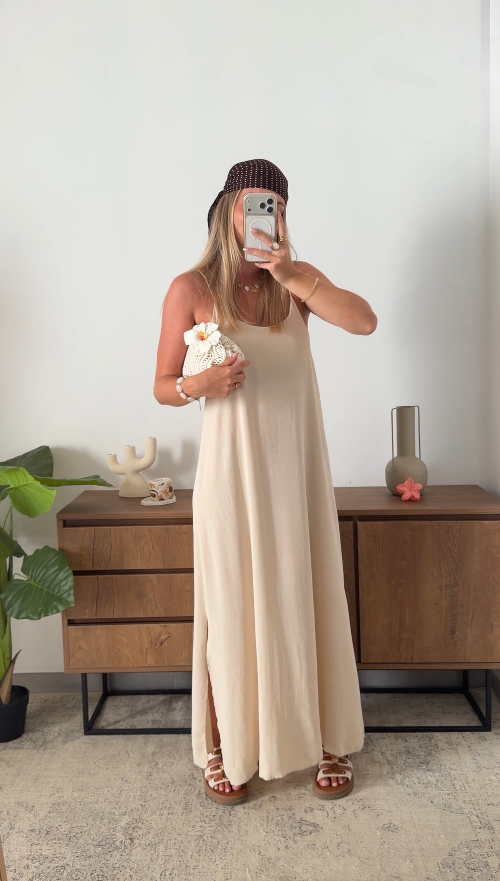 ALINE DRESS - BEIGE