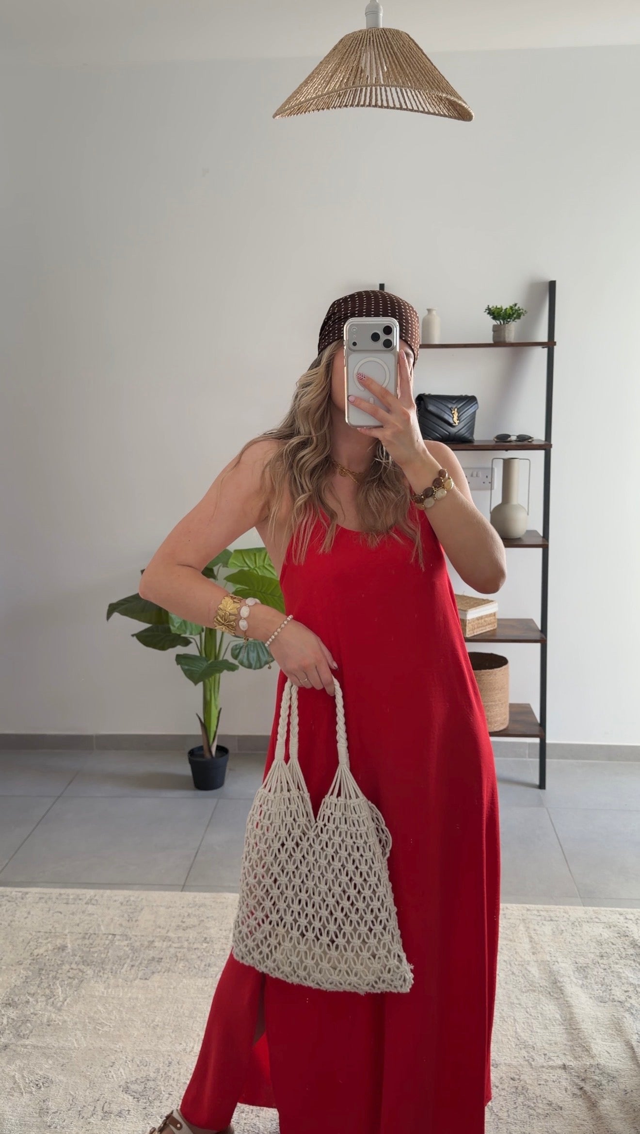 ALINE DRESS - RED