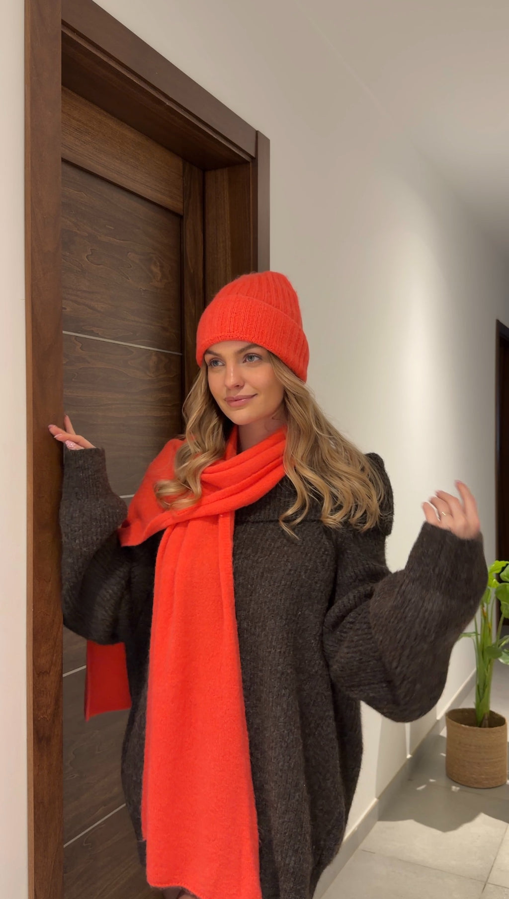 BILLY SCARF - CORAL