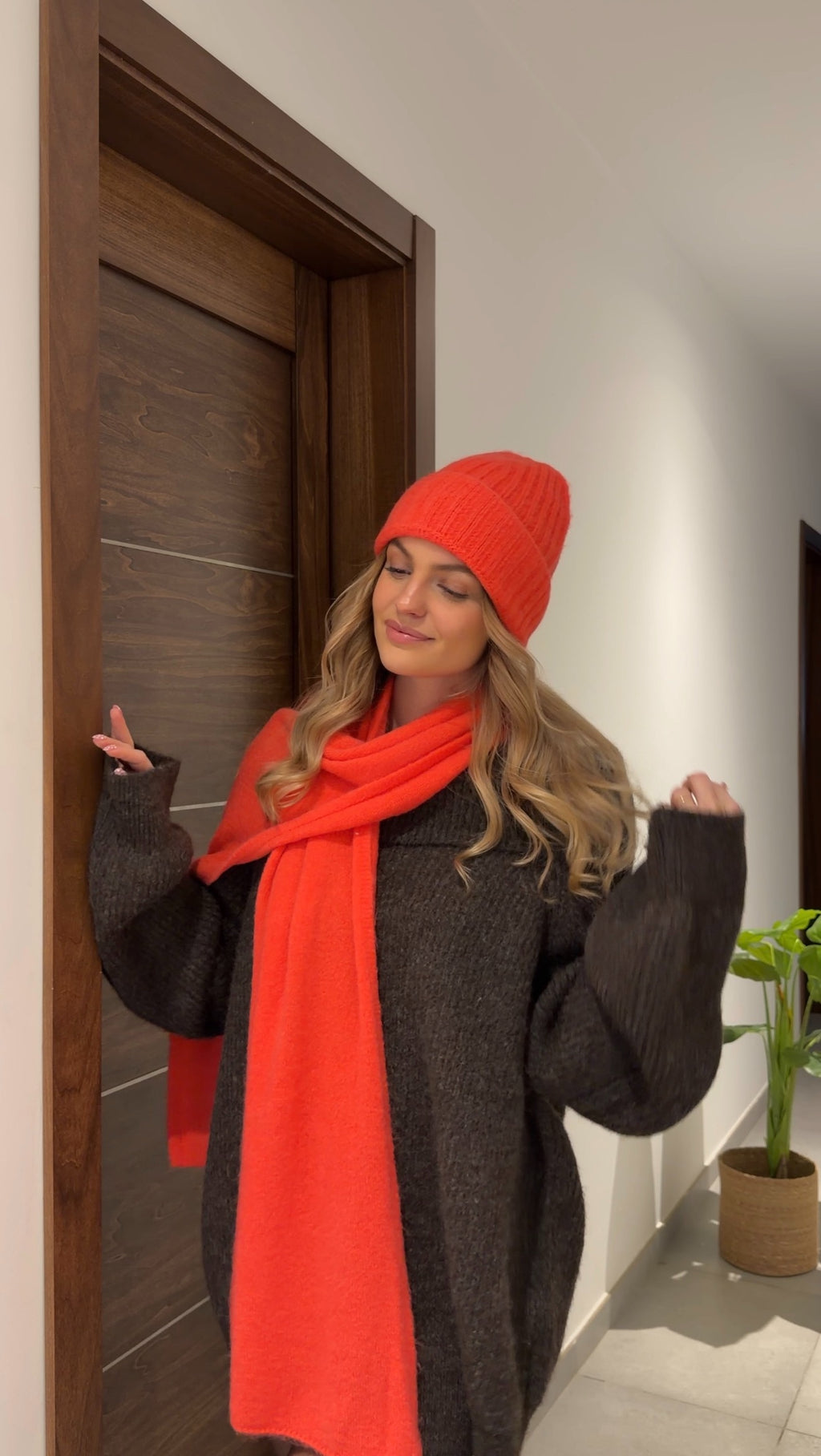BILLY SCARF - CORAL