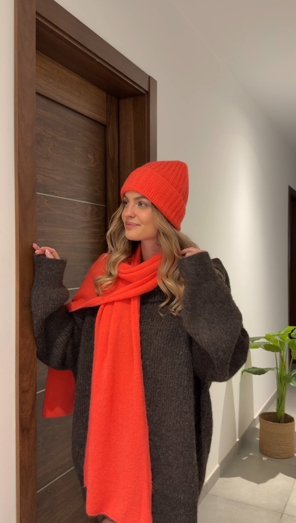 BILLY SCARF - CORAL