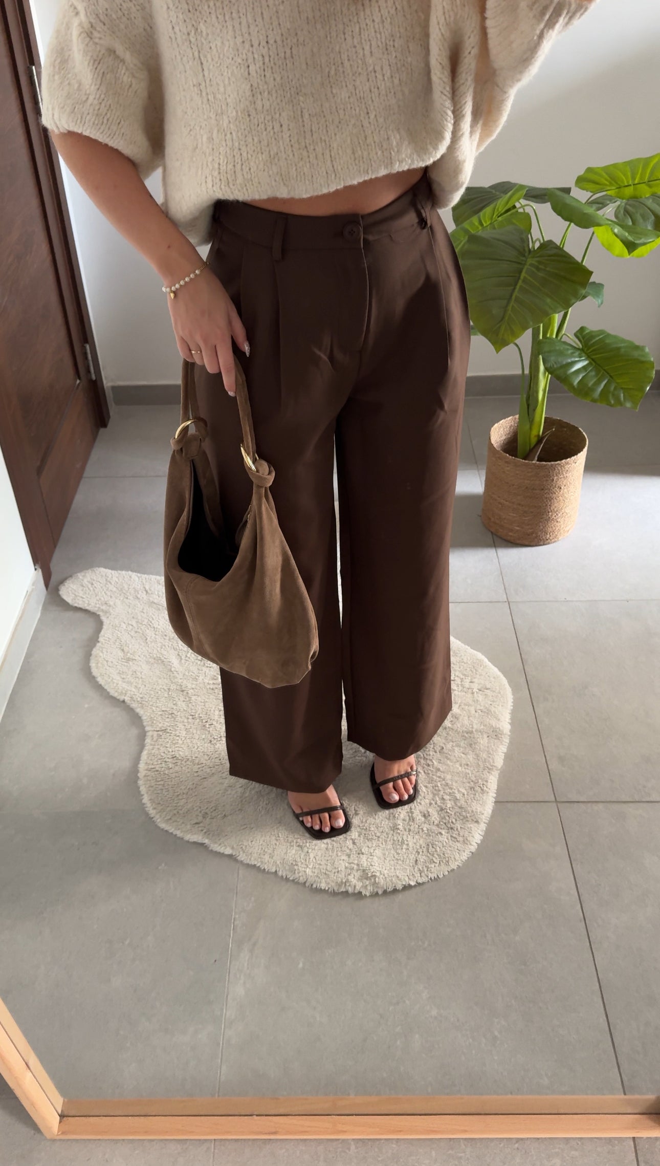 PANTALON LEO - MARRON