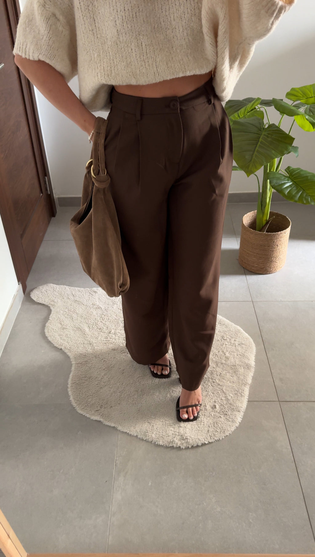 PANTALON LEO - MARRON