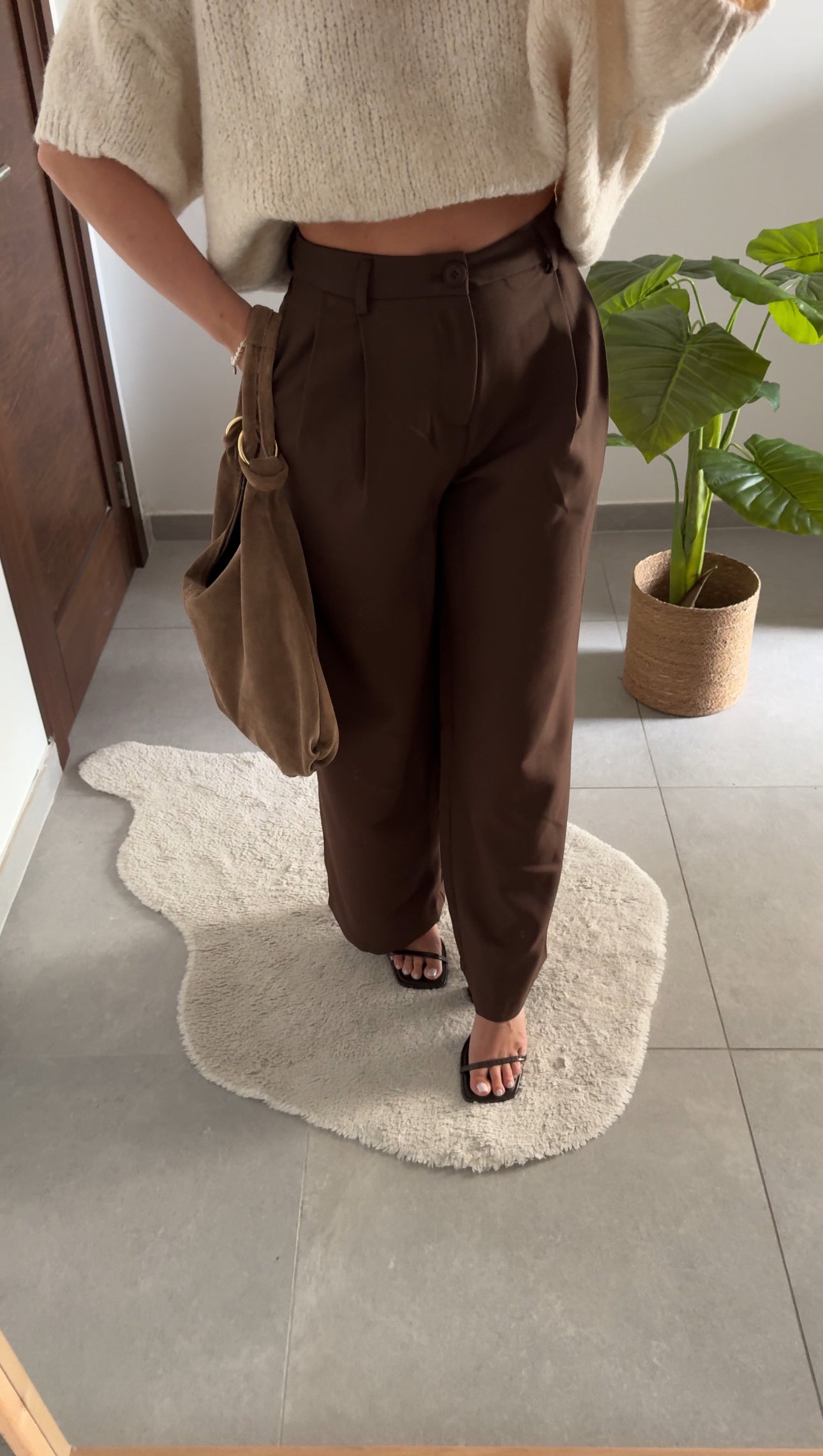 PANTALON LEO - MARRON