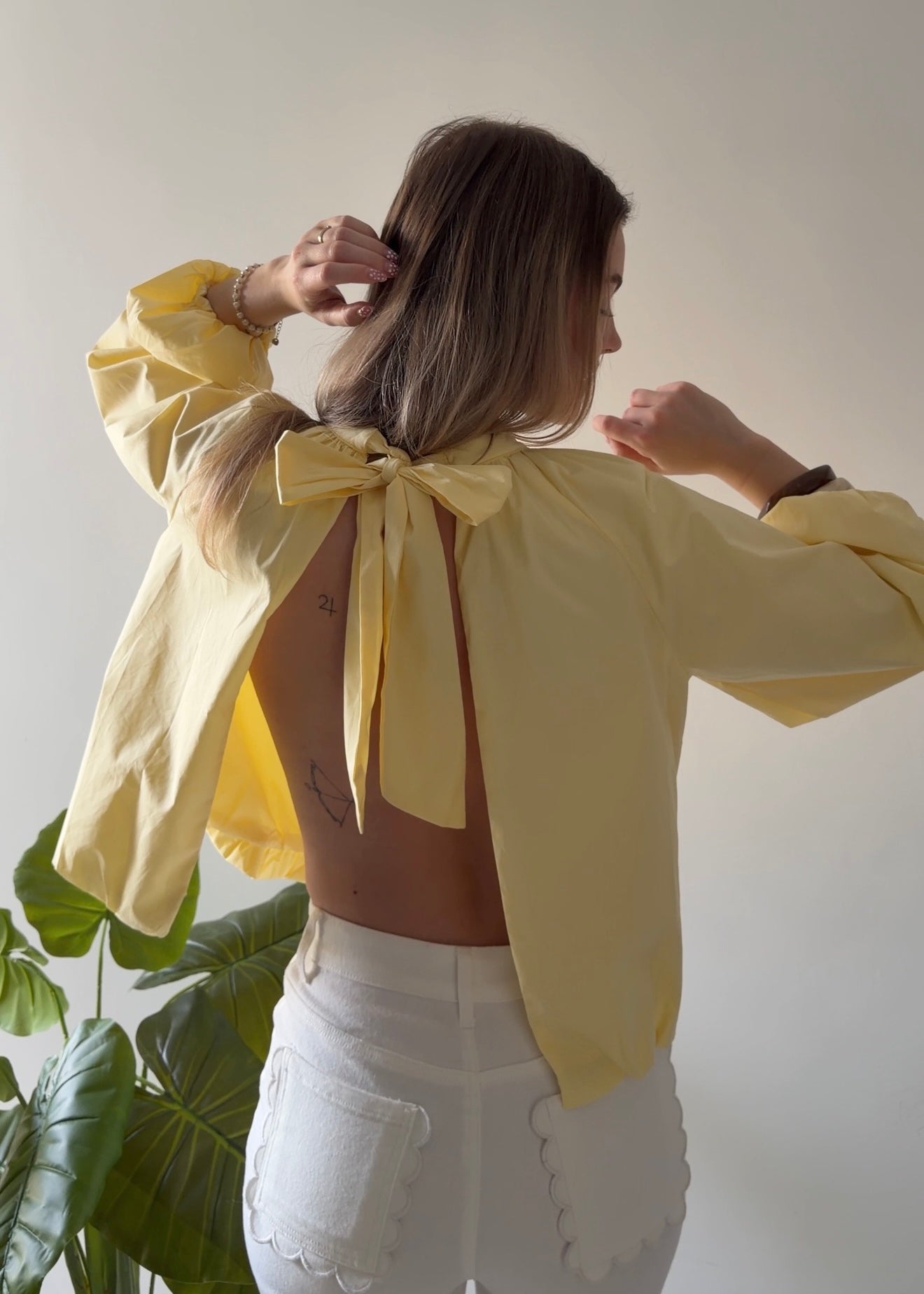 BLOUSE LOLA - JAUNE