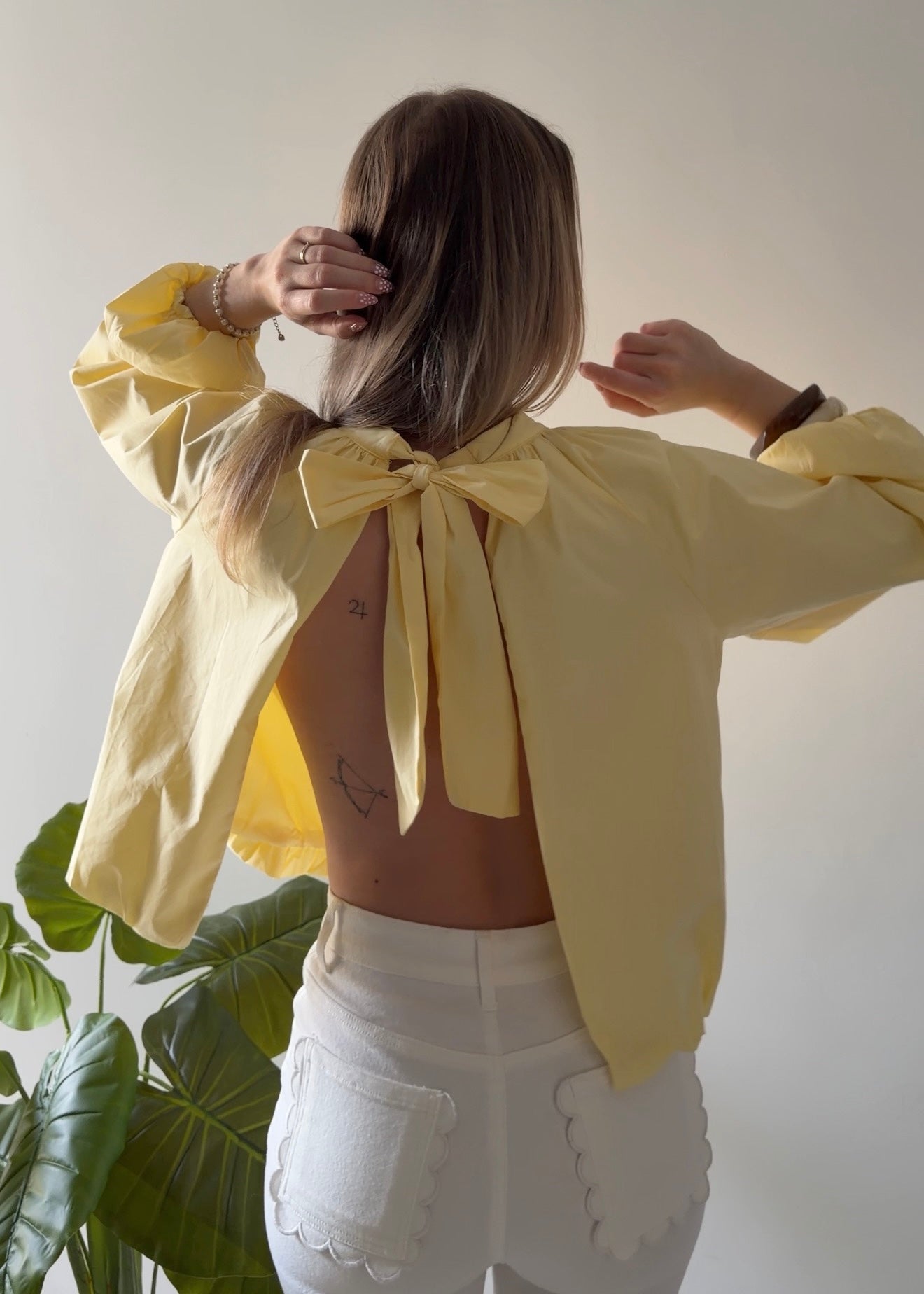 BLOUSE LOLA - JAUNE